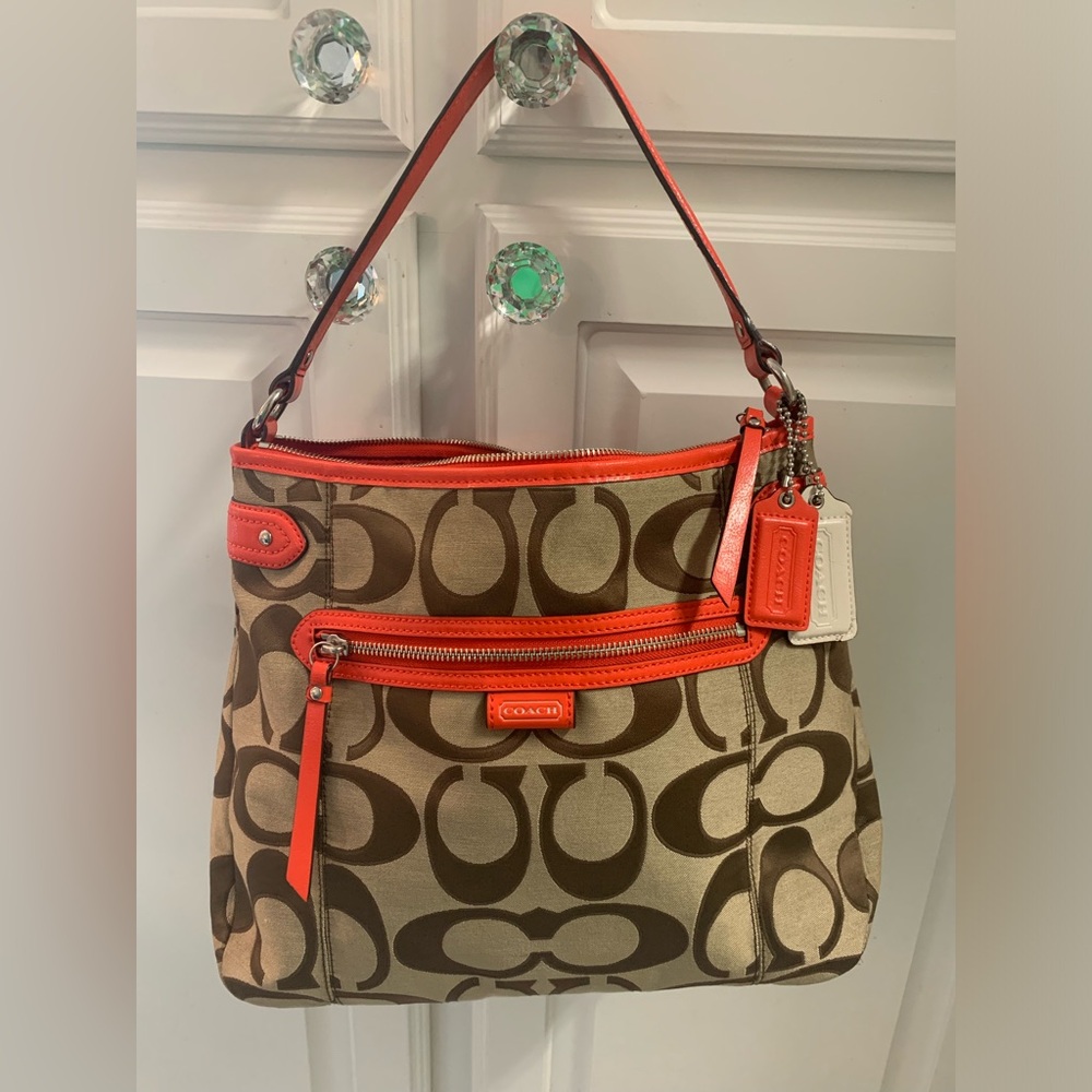 COACH Monogram Shoulder Bag